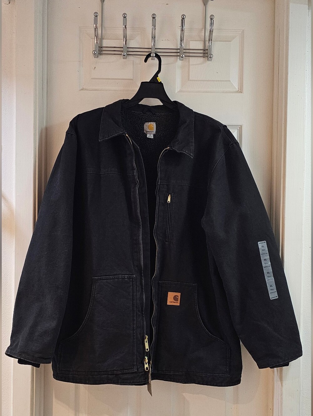 Vintage Carhartt Sherpa Lined Sandstone Ridge Jacket C61.